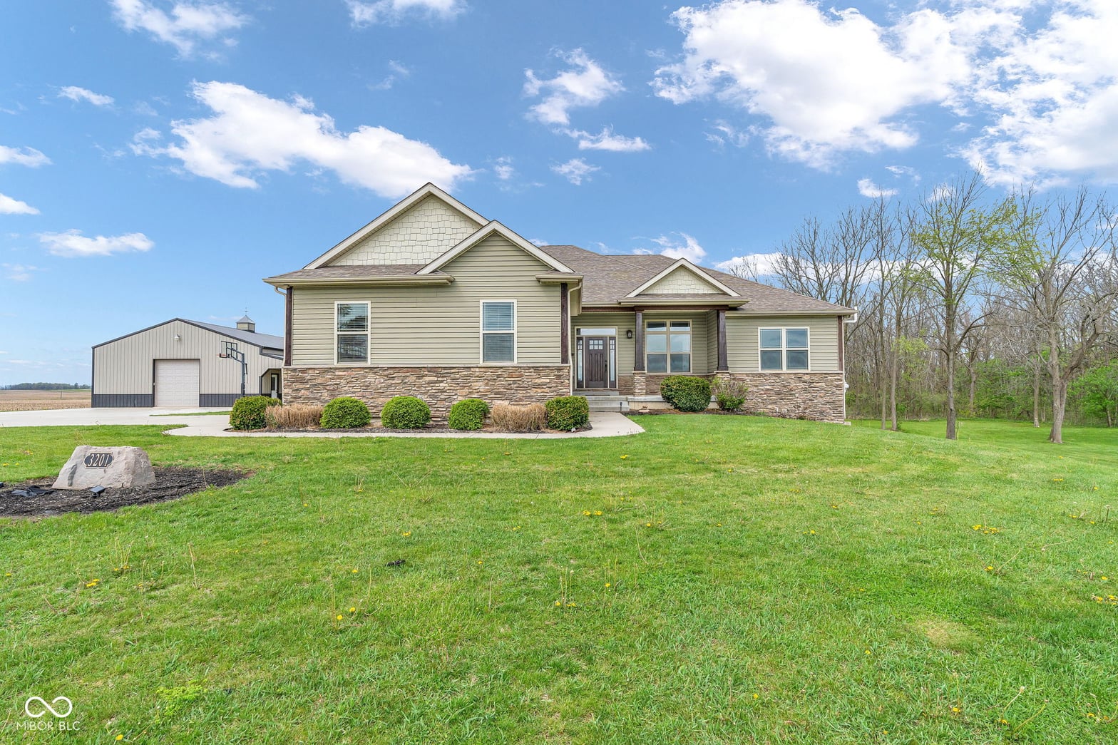 Front exterior at 3201 N 675 Road E, Darlington, IN