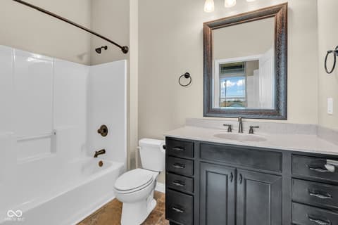 Bathroom at 3201 N 675 Road E, Darlington, IN