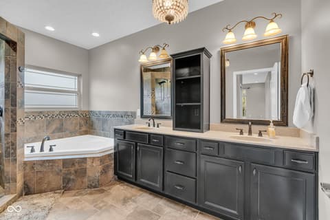 Bathroom at 3201 N 675 Road E, Darlington, IN
