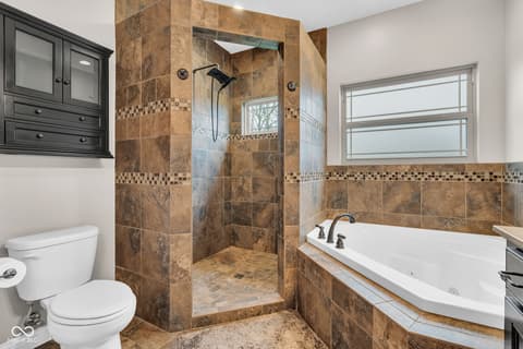 Bathroom at 3201 N 675 Road E, Darlington, IN