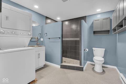 Bathroom at 3201 N 675 Road E, Darlington, IN