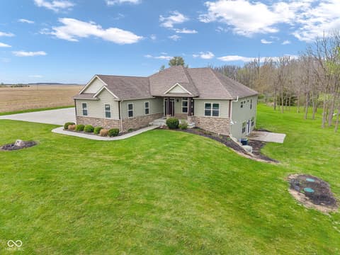 Front exterior at 3201 N 675 Road E, Darlington, IN
