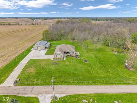 Aerial view at 3201 N 675 Road E, Darlington, IN