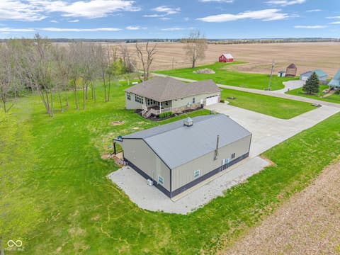 Aerial view at 3201 N 675 Road E, Darlington, IN