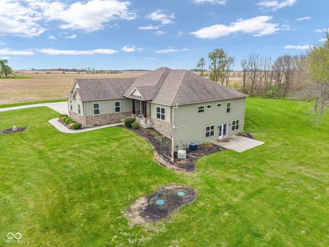 Aerial view at 3201 N 675 Road E, Darlington, IN