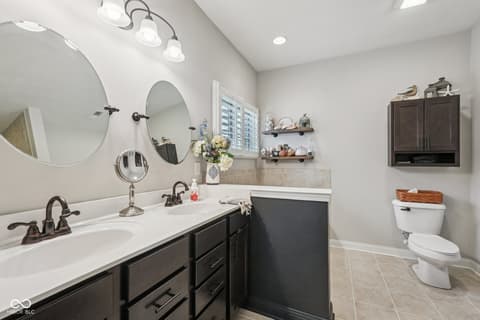 Primary bathroom at 51 Bay Hill Circle, Brownsburg, IN