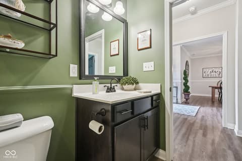 Bathroom at 51 Bay Hill Circle, Brownsburg, IN