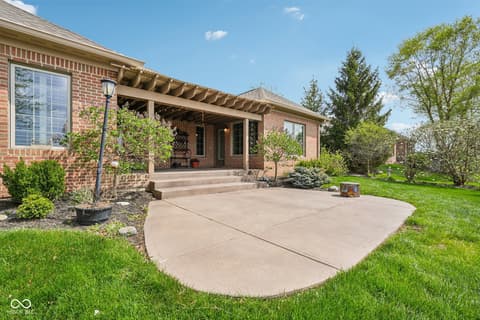 Backyard at 51 Bay Hill Circle, Brownsburg, IN