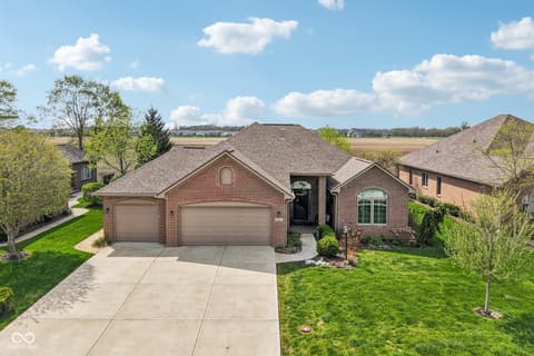 Front exterior at 51 Bay Hill Circle, Brownsburg, IN