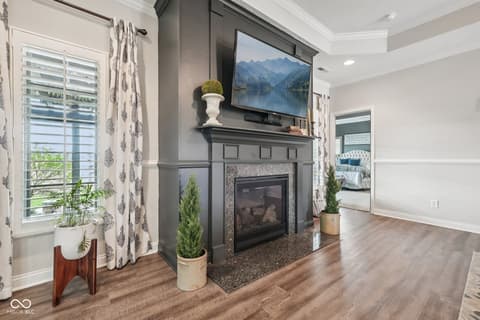 Living room at 51 Bay Hill Circle, Brownsburg, IN