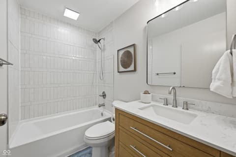 Bathroom at 6908 Creekridge Trail, Indianapolis, IN