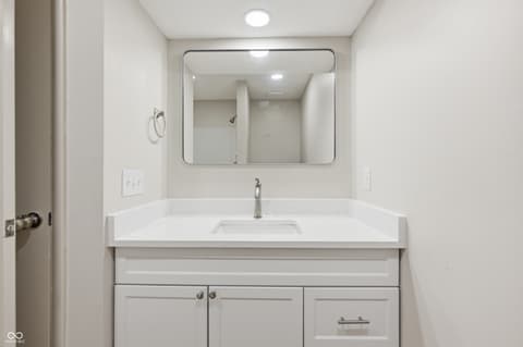 Bathroom at 6908 Creekridge Trail, Indianapolis, IN