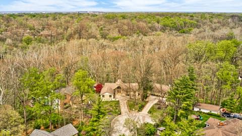 Aerial view at 6908 Creekridge Trail, Indianapolis, IN