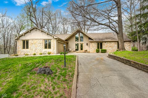 Front exterior at 6908 Creekridge Trail, Indianapolis, IN