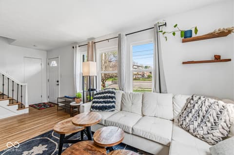 Living room at 6314 N Keystone Avenue, Indianapolis, IN