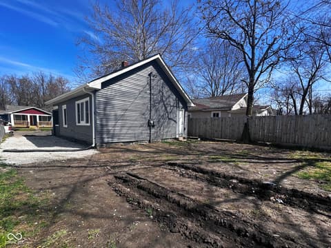 Backyard at 3829 E 31st Street, Indianapolis, IN