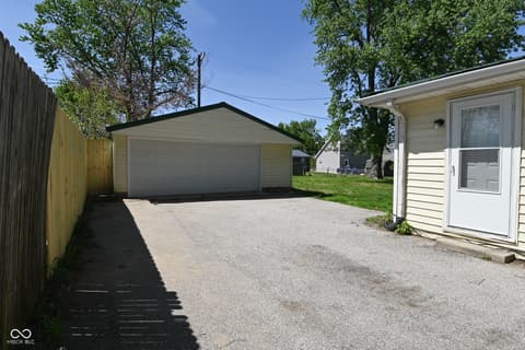 Garage at 6166 Vigo Drive, Clayton, IN