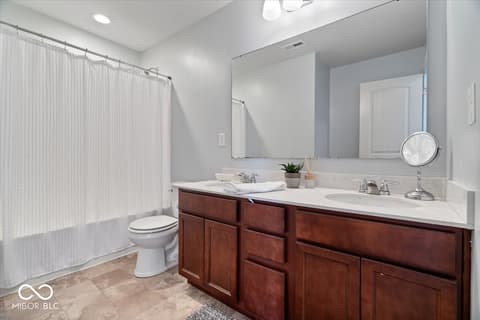 Bathroom at 6638 Keepsake Drive, Whitestown, IN
