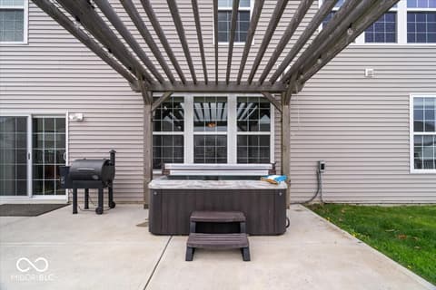 Outdoor living area at 6638 Keepsake Drive, Whitestown, IN