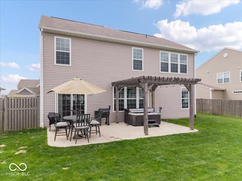 Backyard at 6638 Keepsake Drive, Whitestown, IN