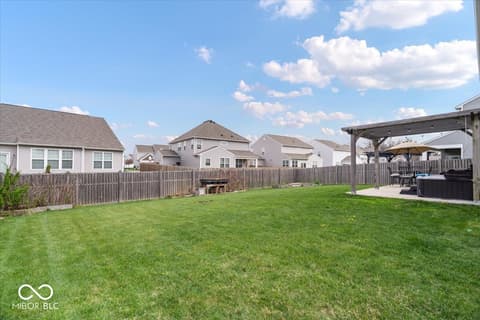 Yard at 6638 Keepsake Drive, Whitestown, IN