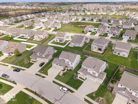 Aerial view at 6638 Keepsake Drive, Whitestown, IN