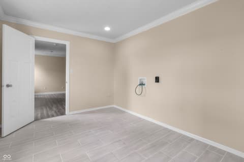 Laundry room at 1281 Fox Trail Drive E, New Palestine, IN