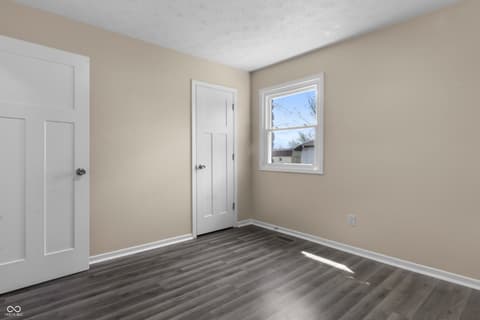 Bedroom at 1281 Fox Trail Drive E, New Palestine, IN