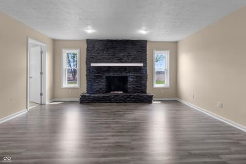 Living room at 1281 Fox Trail Drive E, New Palestine, IN