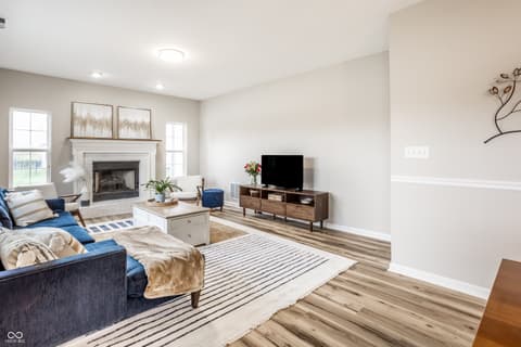 Family room at 15802 River Birch Road, Westfield, IN