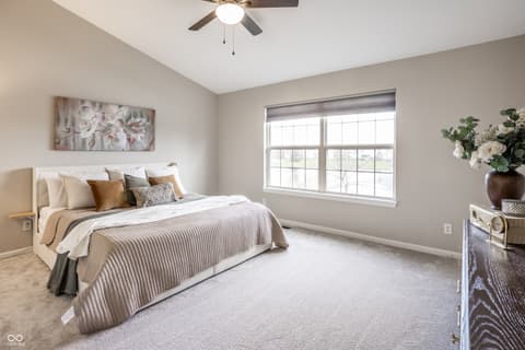 Primary bedroom at 15802 River Birch Road, Westfield, IN