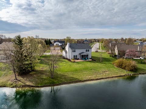 Aerial view at 15802 River Birch Road, Westfield, IN