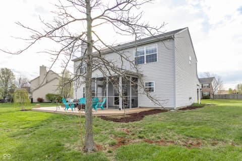 Backyard at 15802 River Birch Road, Westfield, IN