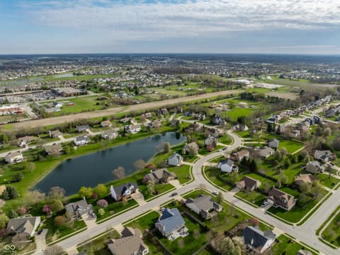Aerial view at 15802 River Birch Road, Westfield, IN
