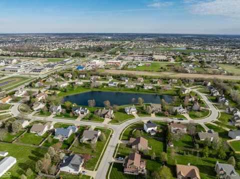 Aerial view at 15802 River Birch Road, Westfield, IN