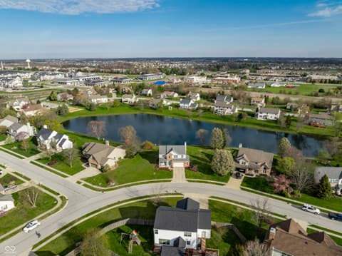 Aerial view at 15802 River Birch Road, Westfield, IN