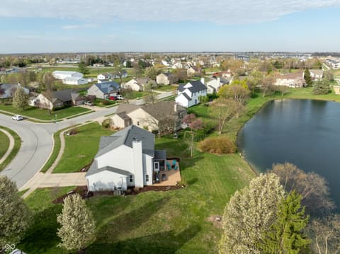 Aerial view at 15802 River Birch Road, Westfield, IN