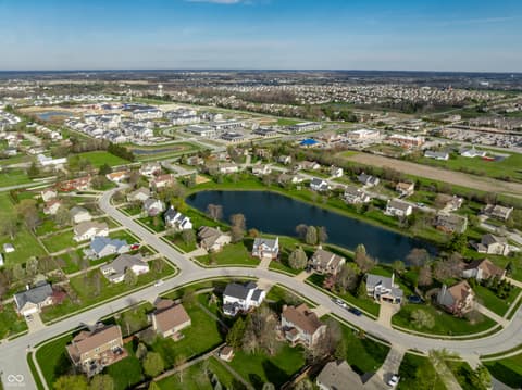 Aerial view at 15802 River Birch Road, Westfield, IN