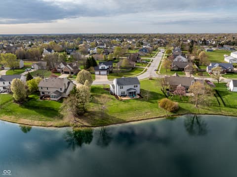 Aerial view at 15802 River Birch Road, Westfield, IN