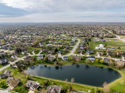 Aerial view at 15802 River Birch Road, Westfield, IN