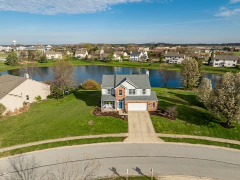 Front exterior at 15802 River Birch Road, Westfield, IN