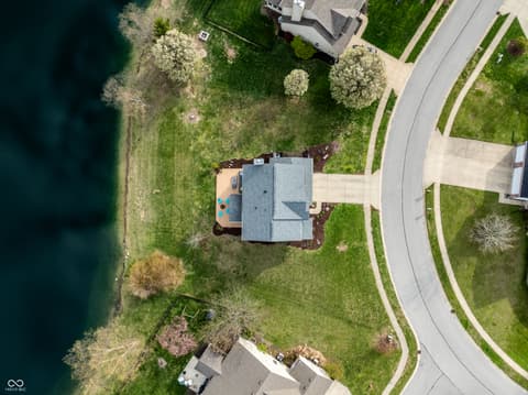 Aerial view at 15802 River Birch Road, Westfield, IN