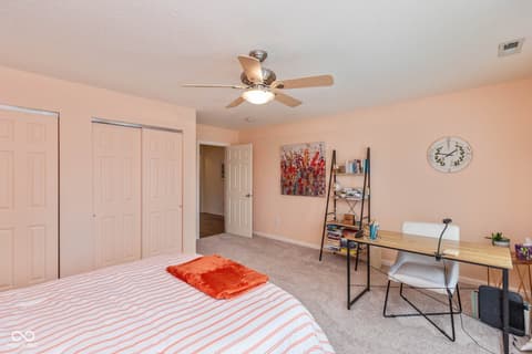 Bedroom at 1305 Lake Meadow Drive, Indianapolis, IN