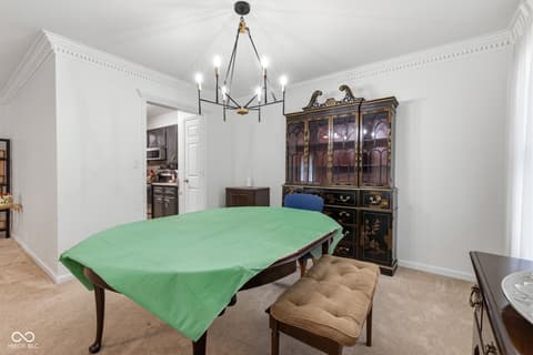 Dining room at 2856 Jamieson Lane, Indianapolis, IN