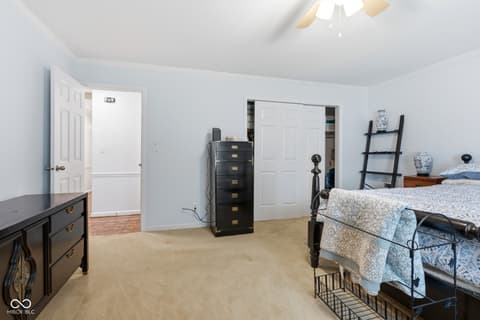 Bedroom at 2856 Jamieson Lane, Indianapolis, IN