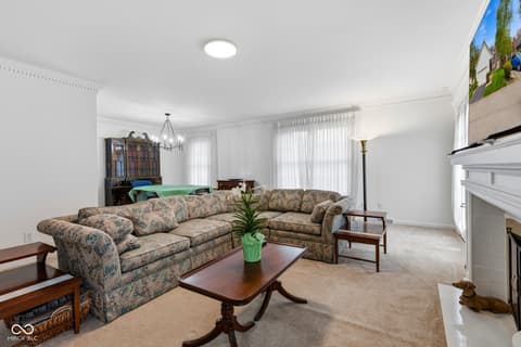 Living room at 2856 Jamieson Lane, Indianapolis, IN