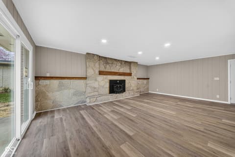 Living room at 3531 Tudor Road, Anderson, IN
