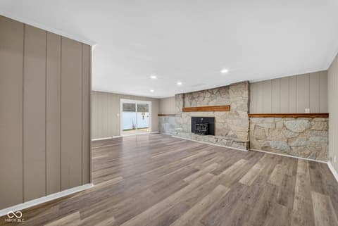Living room at 3531 Tudor Road, Anderson, IN