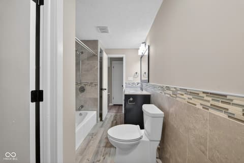 Bathroom at 3531 Tudor Road, Anderson, IN