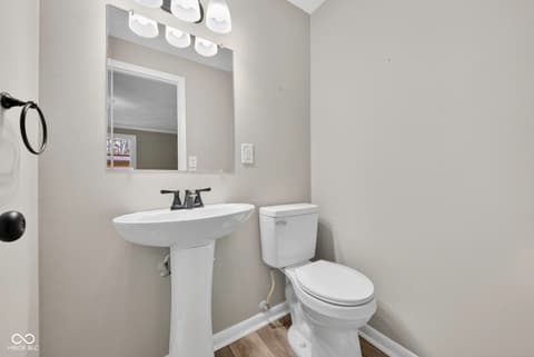 Bathroom at 3531 Tudor Road, Anderson, IN